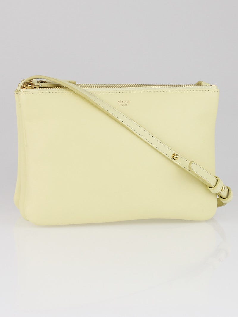 MANU ATELIER NEW Pita Butter Light Yellow Leather Mini Small Shoulder Bag  Purse | eBay